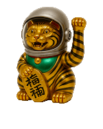 cat astronaut